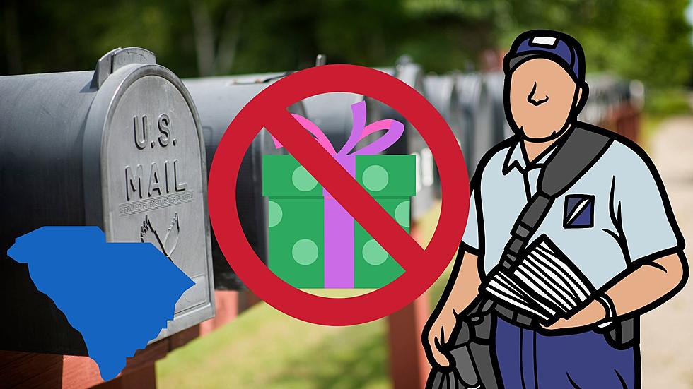 South Carolina, Your Mail Carrier Is Unable To Accept These Gifts