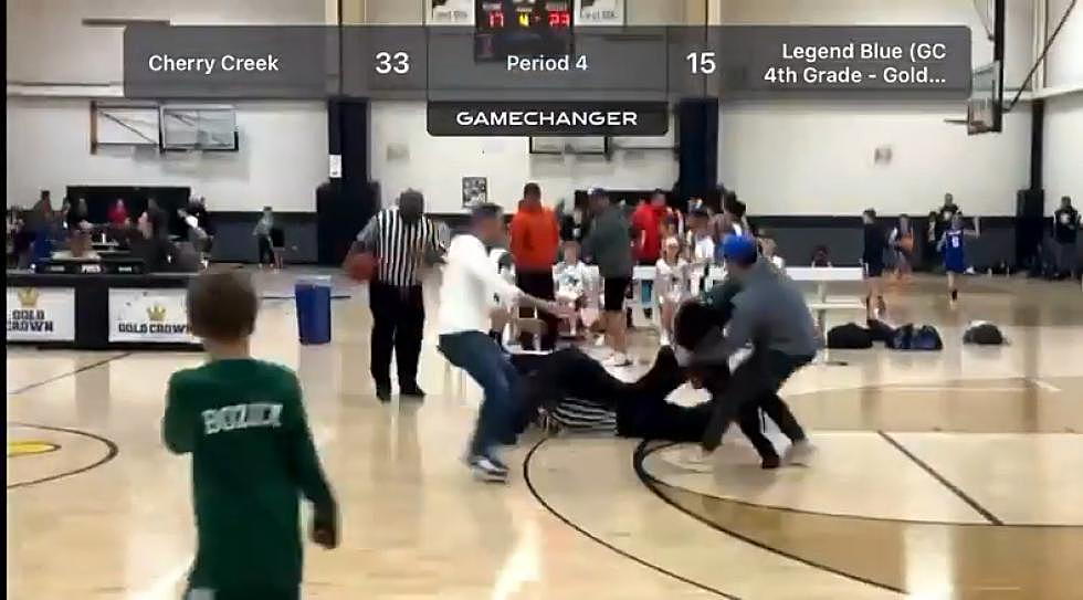 Three Referees Brawl It Out At Fourth Grade Basketball Game