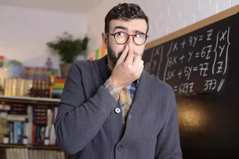 Grossed out teacher due to a horrible smell in classroom.