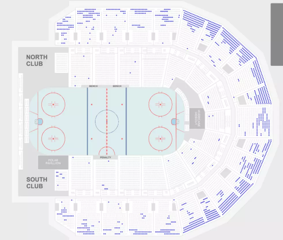 The Vibrant Arena has opened the back curtains to allow more ticket sales. They are selling out fast.