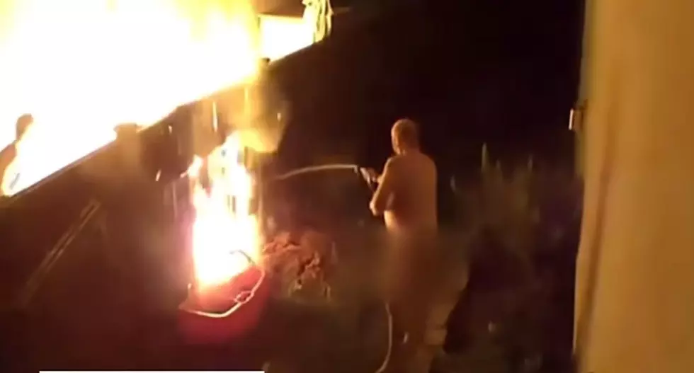 Naked Man Fights House Fire While Waiting For The Fire Department