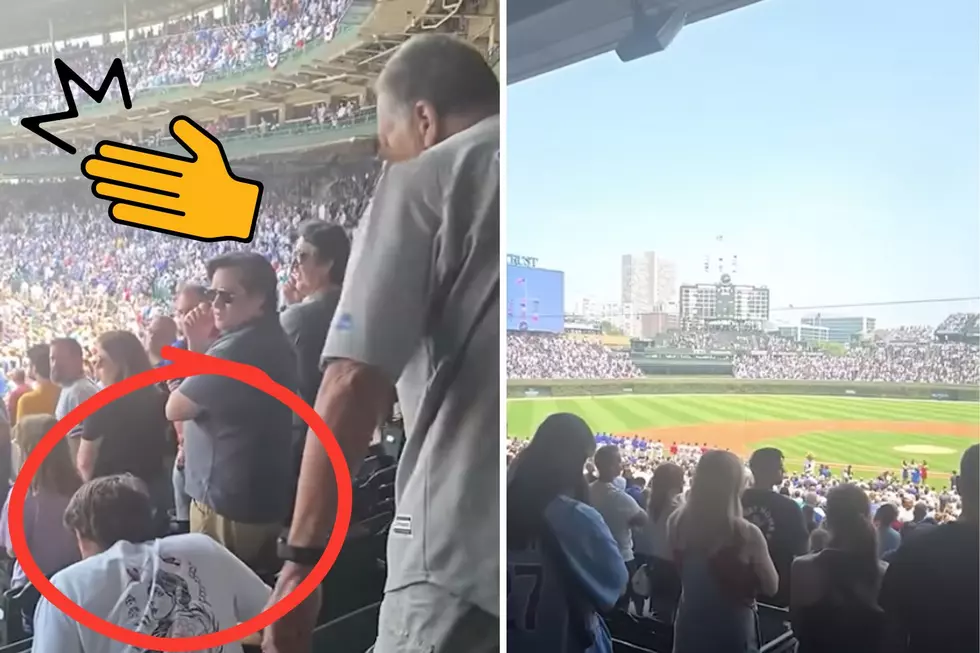 Man Gets Slapped At Chicago Cubs Game For Not Standing During National Anthem