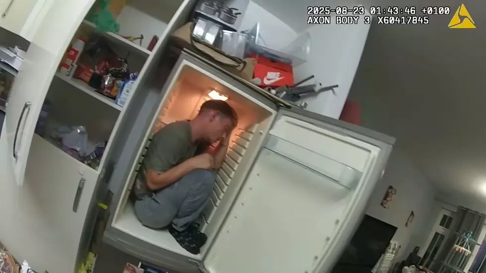 Police Found Suspect Hiding In Refrigerator, Bodycam Footage Shows