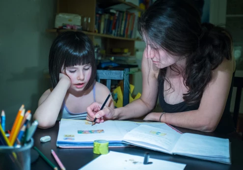 helping kids with homework