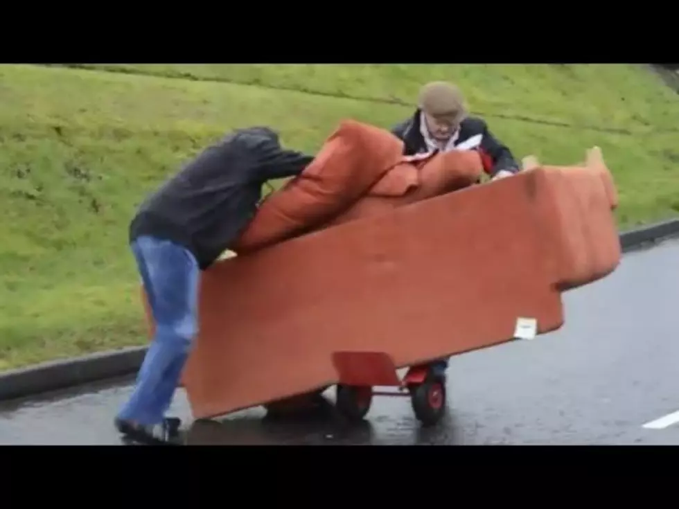 Today on “Drunk Moving Fails” We Head to Ireland and Watch Two Men Try to Move a Couch (VIDEO)