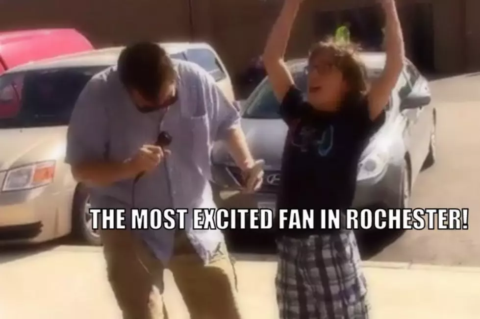 The Most Excited American Author Fan in Rochester (Video)