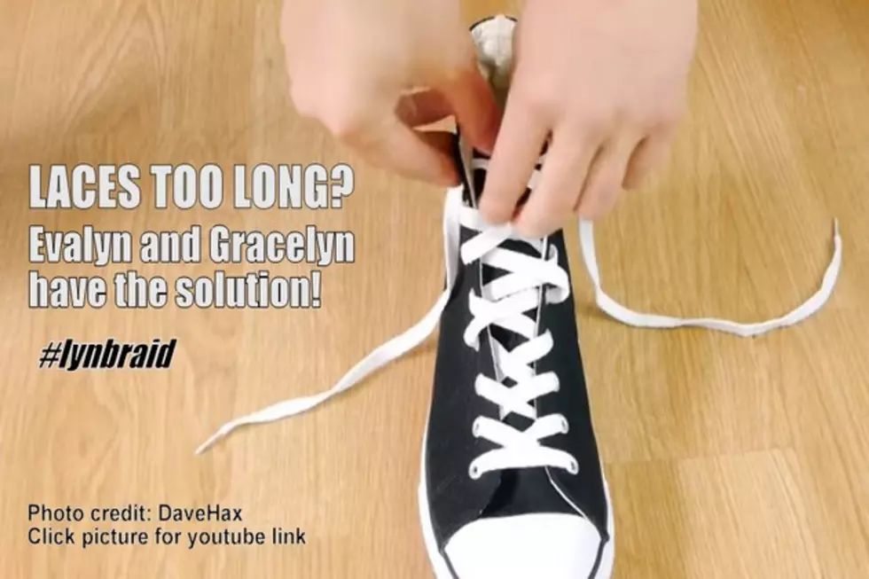 A Third and Fourth Grader Find New Way to Deal with Long Laces #lynbraid