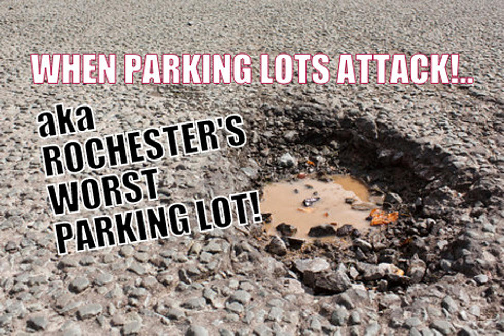 The Worst Parking Lot in Rochester Attacks Car [Picture]