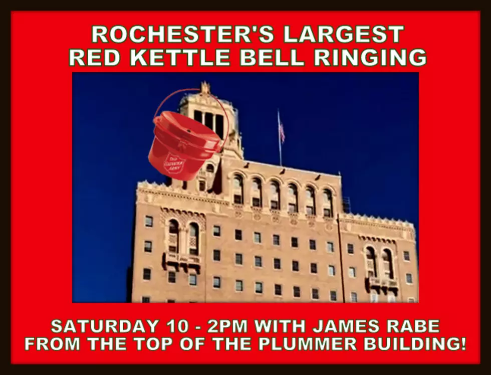 Join James Rabe as He Rings Rochester&#8217;s Biggest Salvation Army Bell!