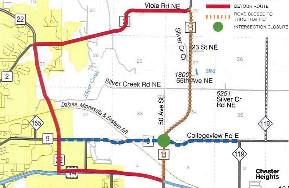 Traffic to be Affected by Rochester Area Road Project