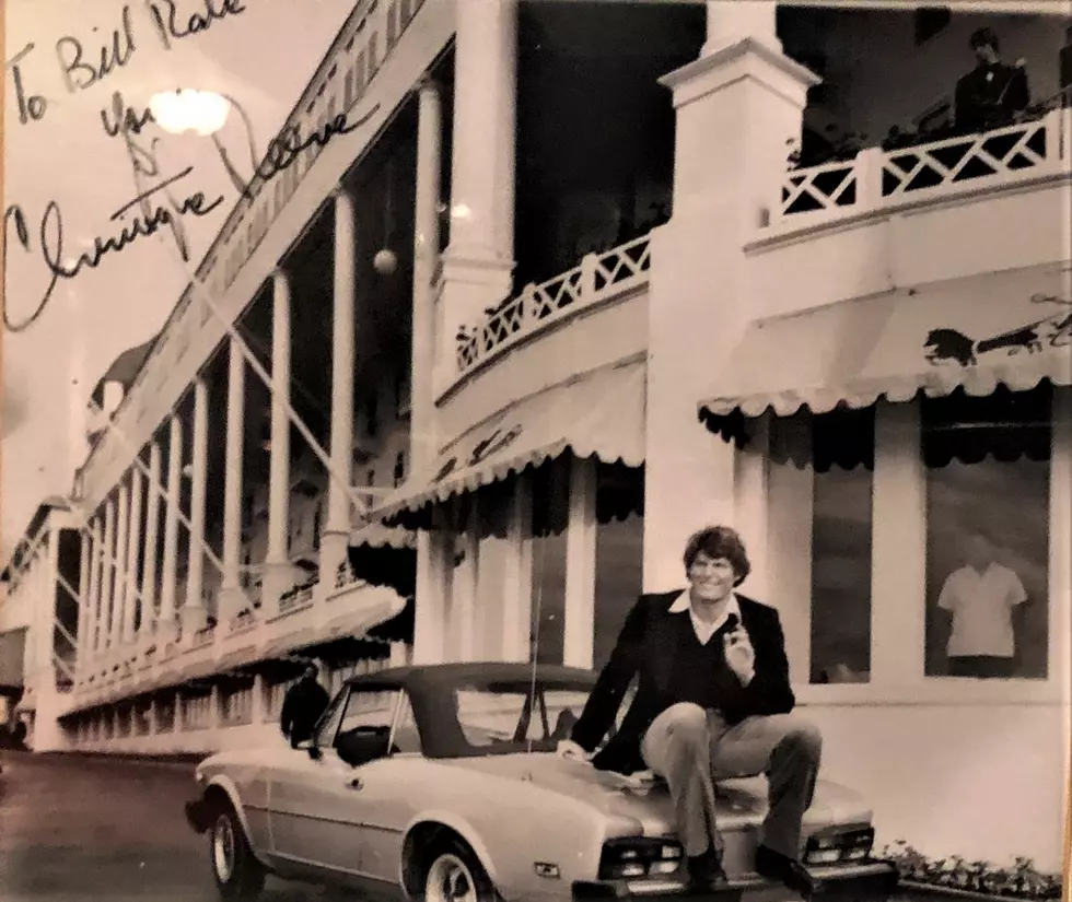 Christopher Reeve on set (Photo by W.T. Rabe)