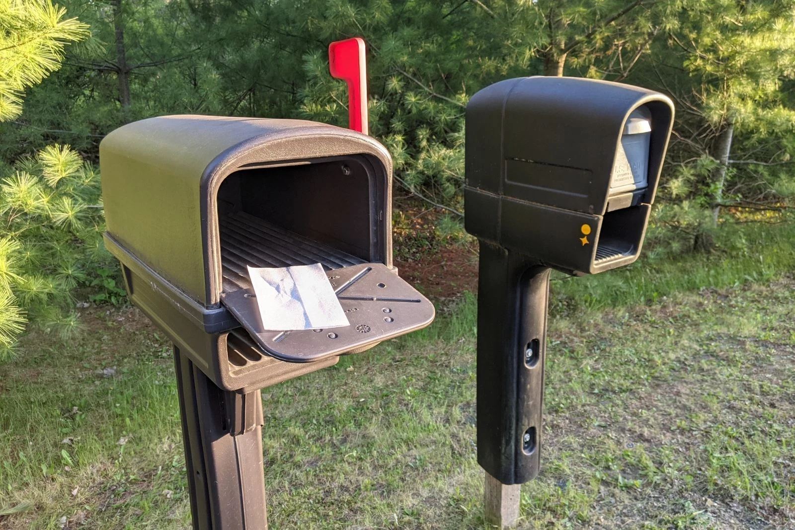 dryer sheet in mailbox