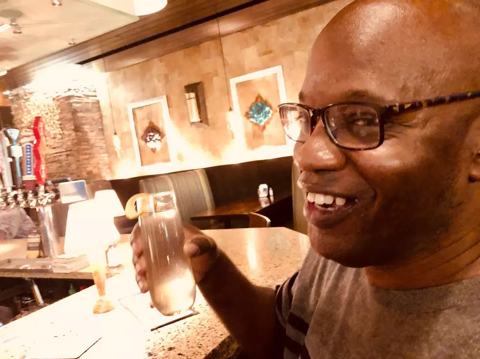 Local man Terry Smoots enjoys a drink at a local watering hole.
