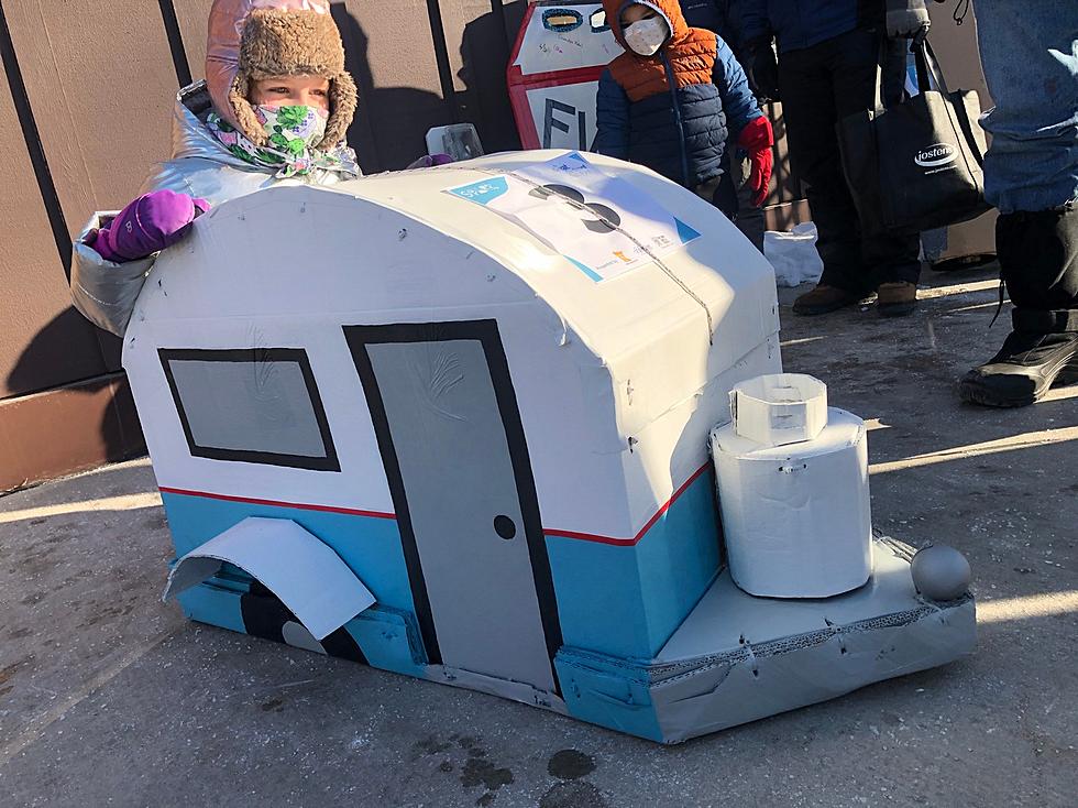 Big Smiles and Red Cheeks at the Rochester Cardboard Sled Races (40 Photos)