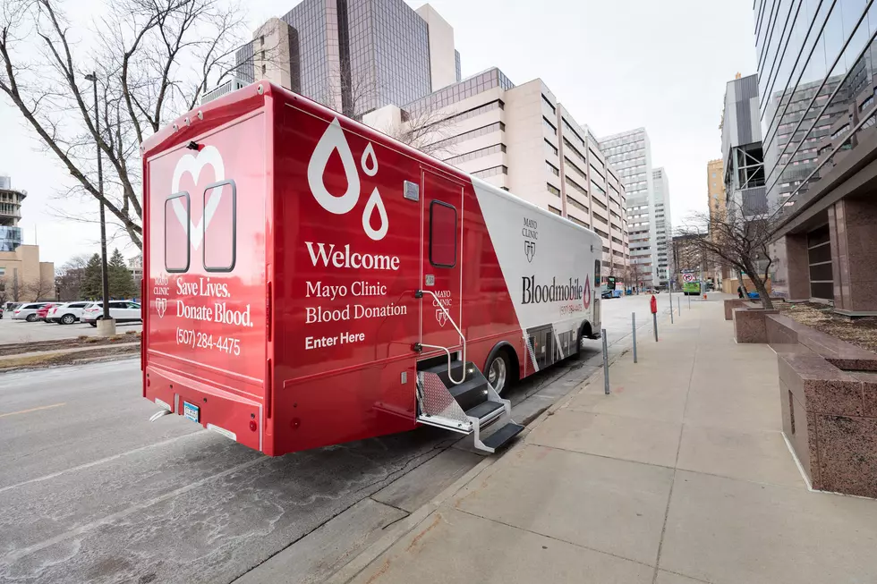 Bloodmobile bus