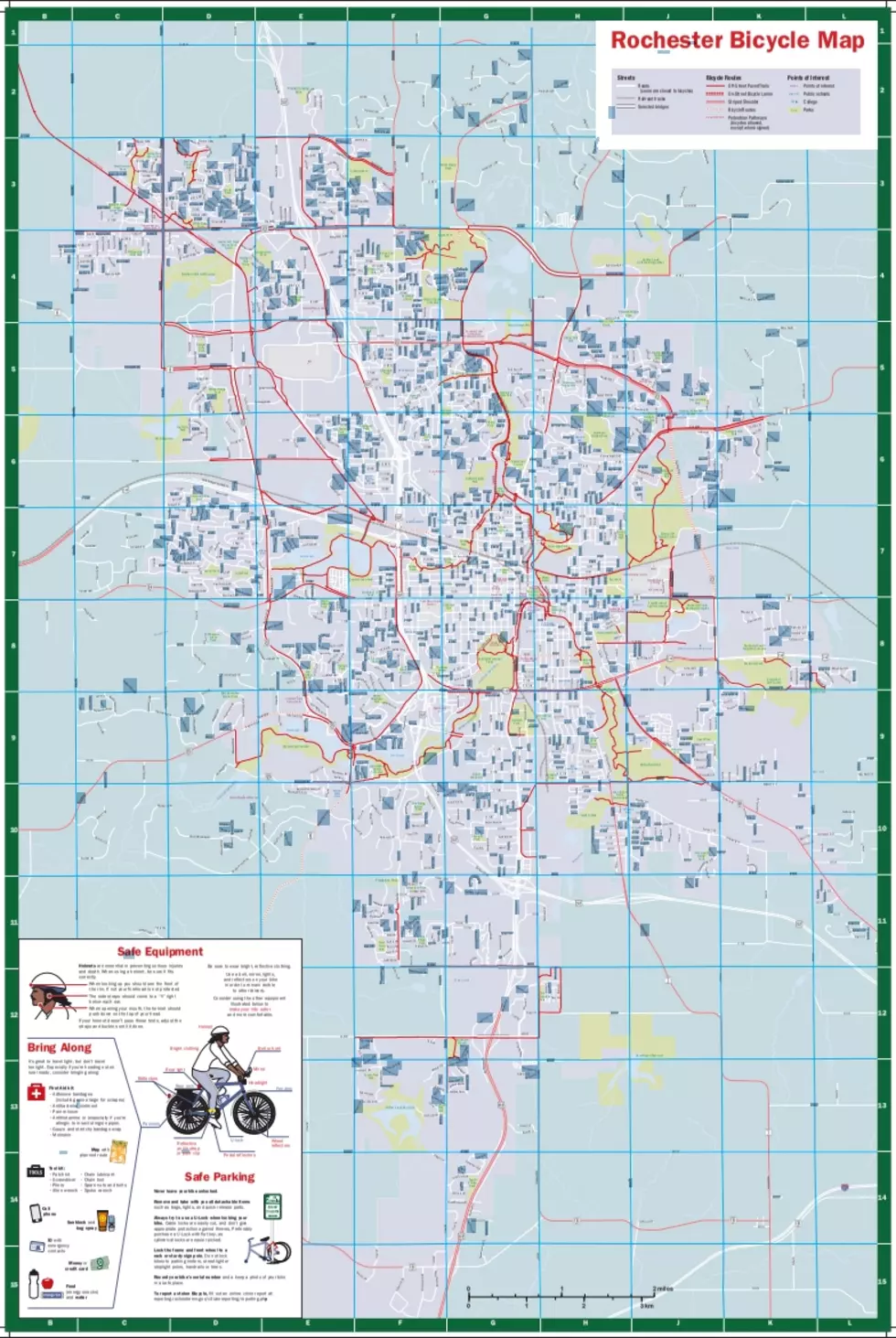 Rochester mn bike trails map