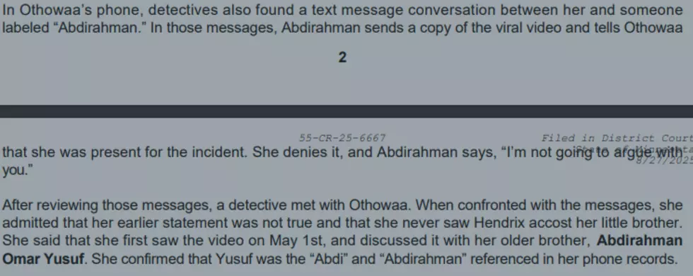 Othowaa and Yusuf complaint