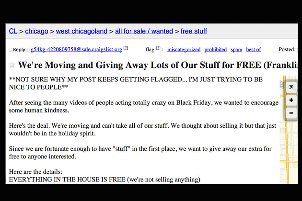 Wiped Out By Posting On Craigslist
