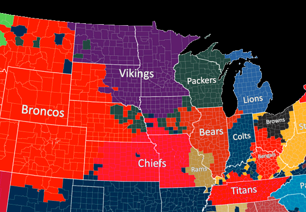 NFL Fan Geography Breakdown