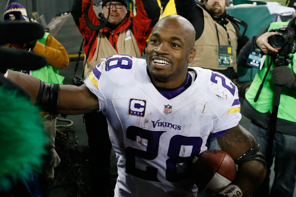 Adrian Peterson to Play Against Colts Sunday