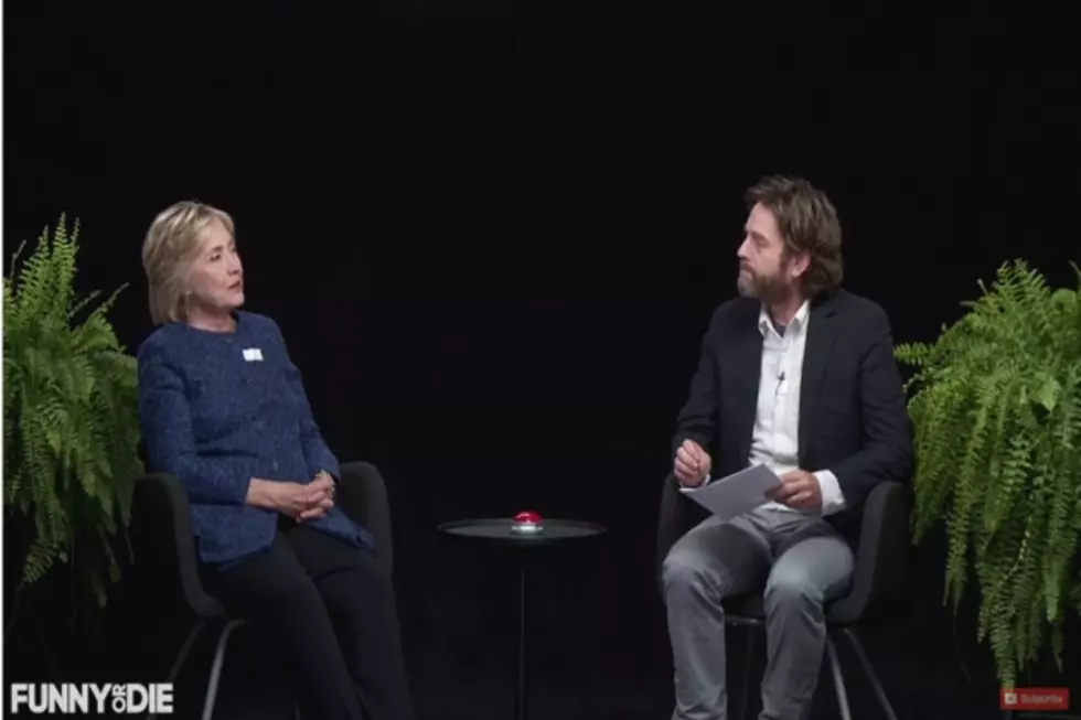 Clinton Goes ‘Between Two Ferns’ with Zach Galifianakis