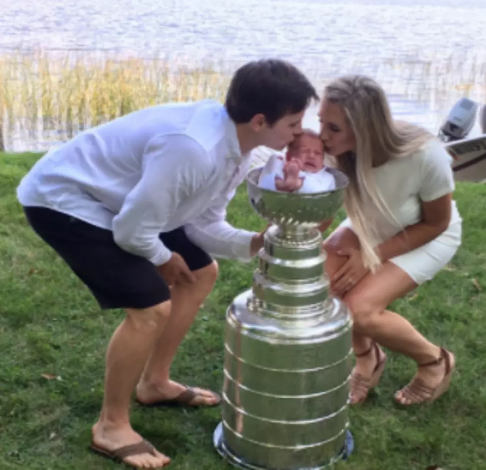 Brainerd-Born NHL Star Baptizes Son In Stanley Cup