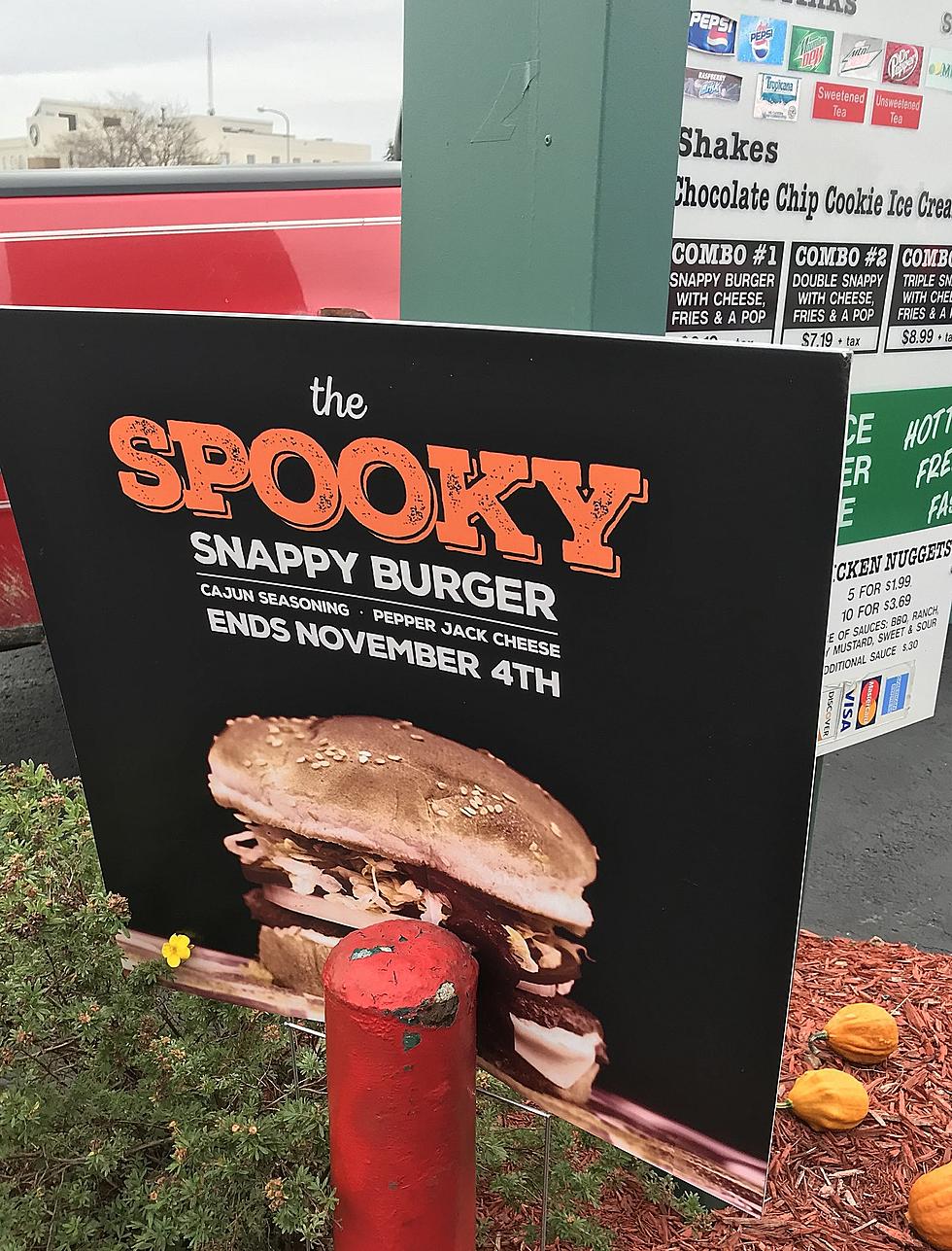 The Spooky Burger Is Back For Halloween Season At Snappy Stop
