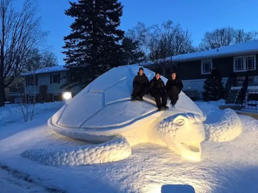 Minnesota Brothers Continue Building Giant Snow Sculptures