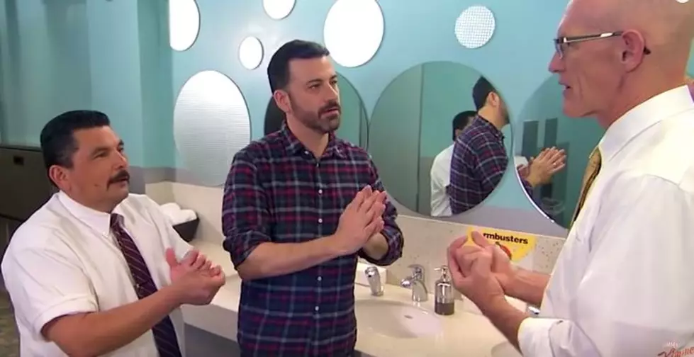 Rochester Doctor Teaches Jimmy Kimmel how to Wash Hands