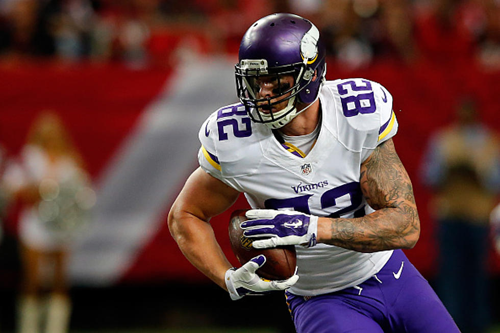 Viking Tight End Kyle Rudolph Makes Awesome Announcement at Twins Game