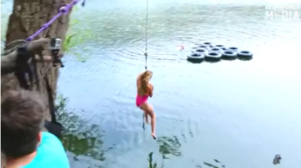 Could This Be Minnesota&#8217;s Newest Summer Obsession? Rope Swing Beer Pong!