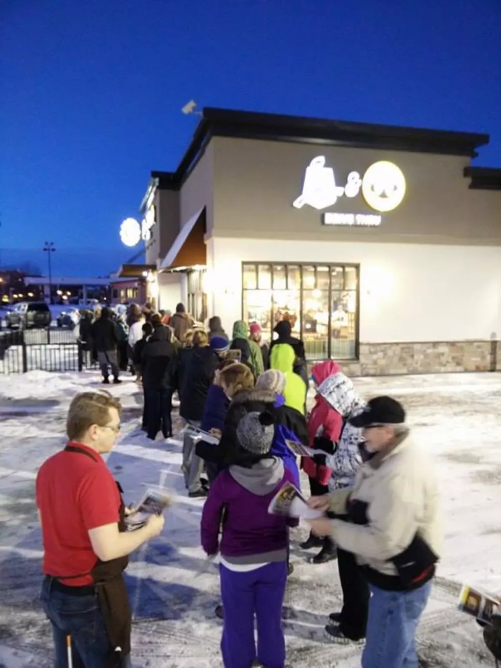 People Camp Out for Free Coffee in Rochester