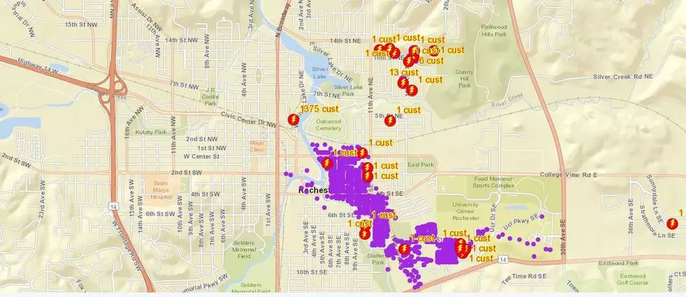 Over 4,500 in Rochester are Without Power