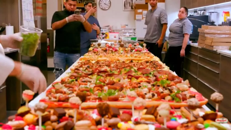 Hormel Creates Massive 54-Topping Pizza!