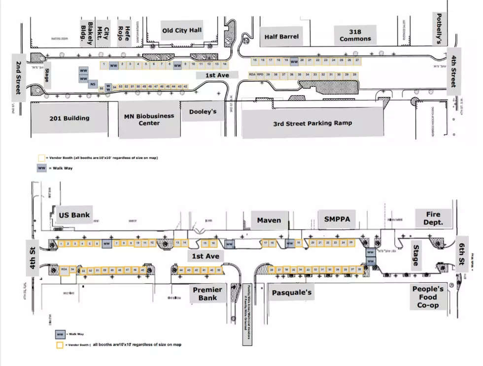 Thursdays Downtown 2020 Layout