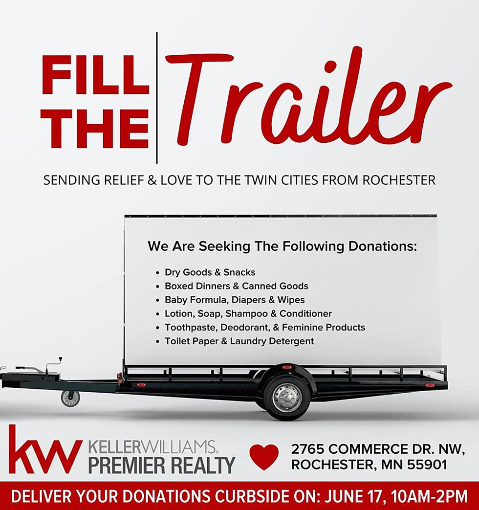 Rochester Business Sending a Trailer Full of Supplies to the Cities