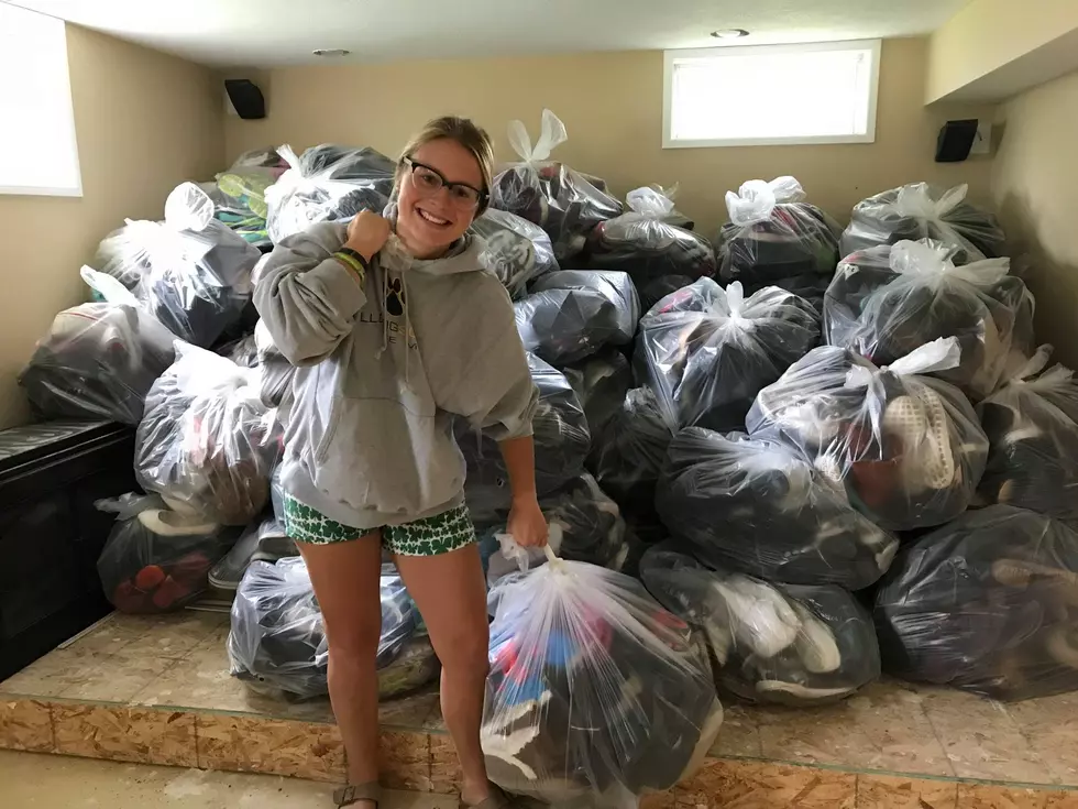 Local College Student Collecting Shoes for Those in Need