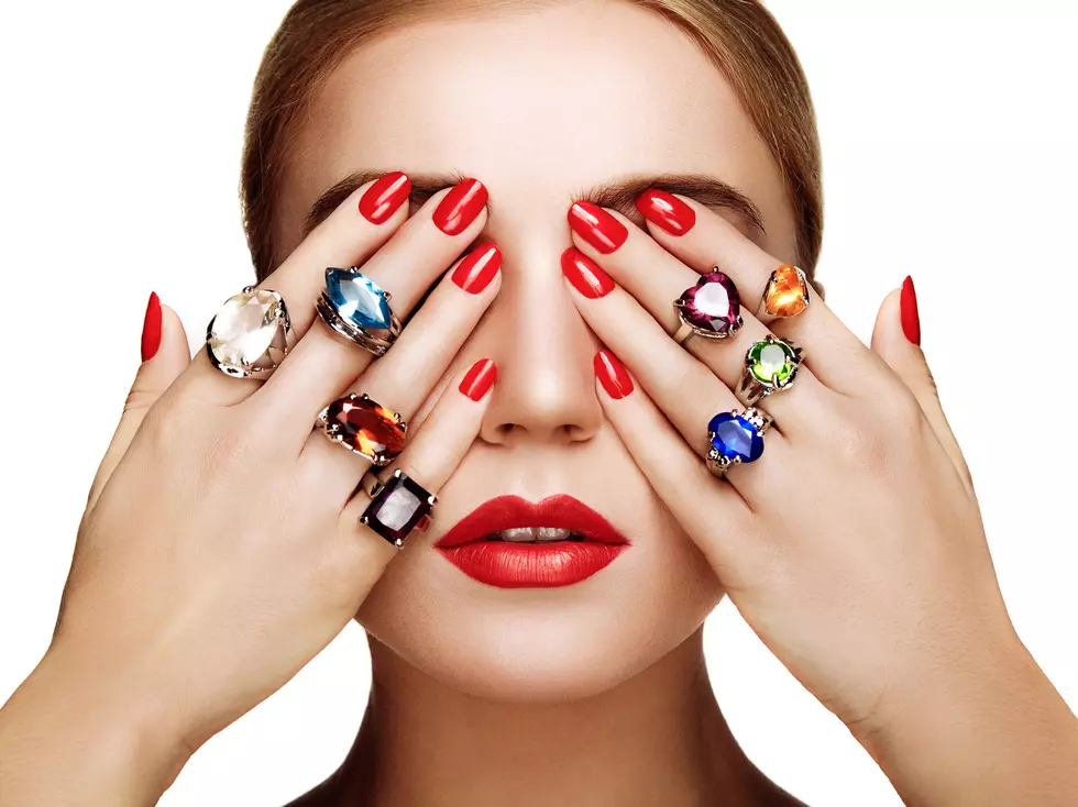Portrait of beautiful woman with jewelry