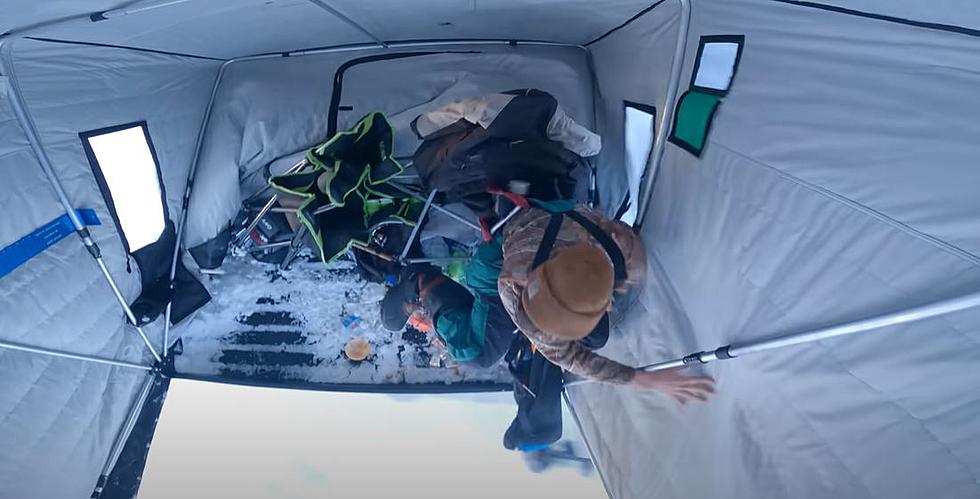 Ice Fishing Mistake Captured on Minnesota Lake is Going Viral