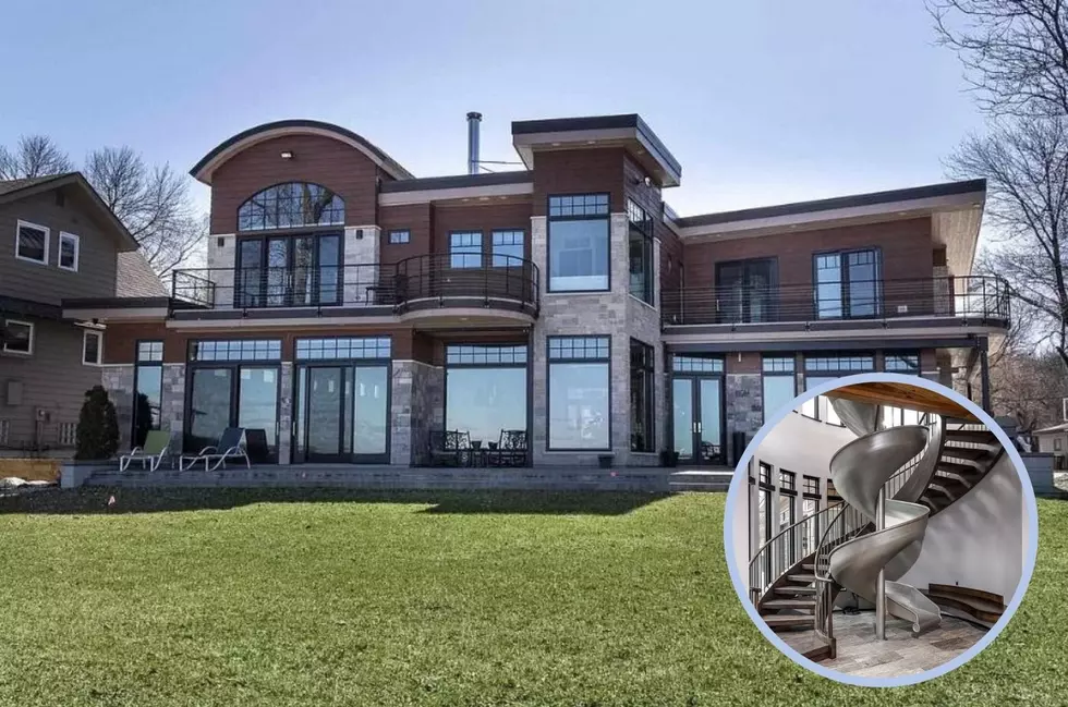 Stunning Wisconsin Home For Sale Complete with Indoor Slide, Teppanyaki Grill