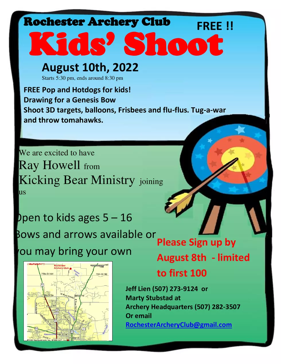 Rochester Archery Club Kids Shoot