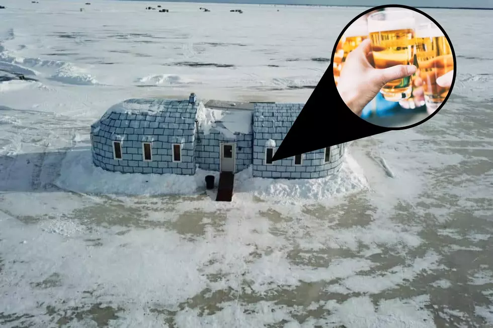 Igloo Bar Opens its Doors on a Frozen Minnesota Lake