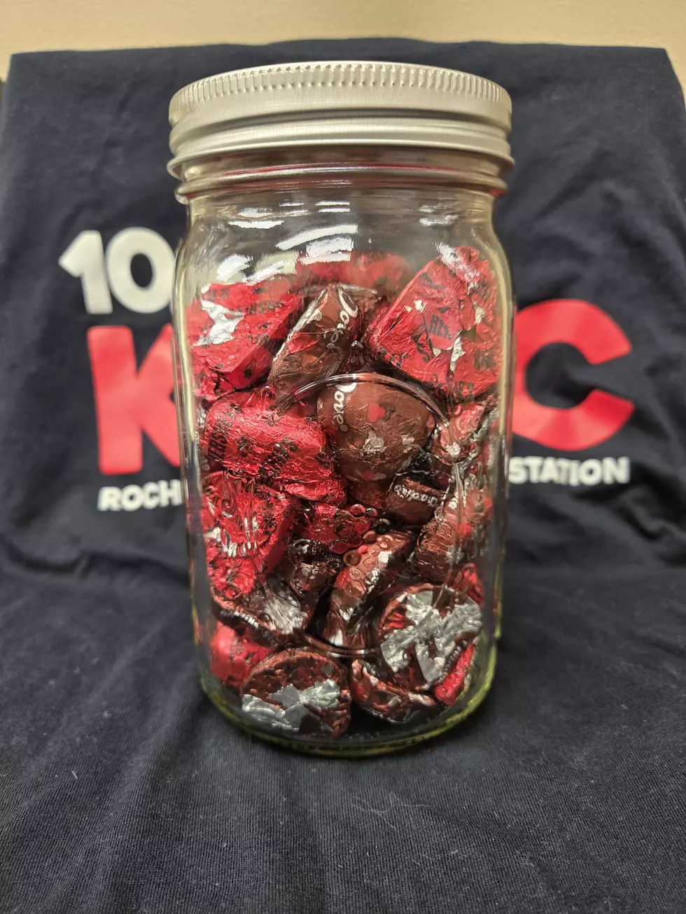 jar of chocolate hearts