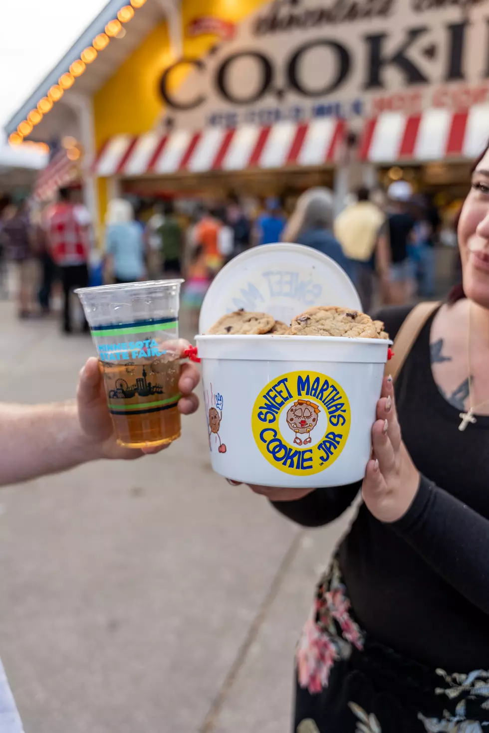 beer and sweet marthas cookies from the minnesota state fair