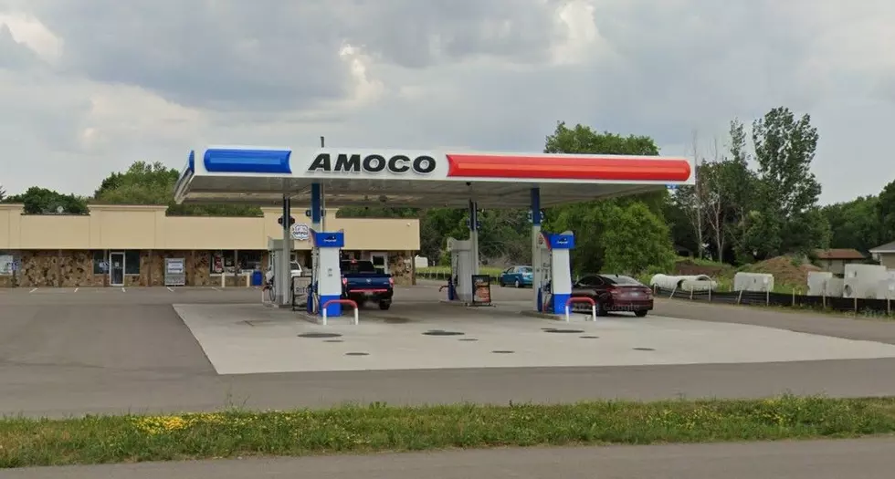 outside of amoco gas station in lakeville, mn