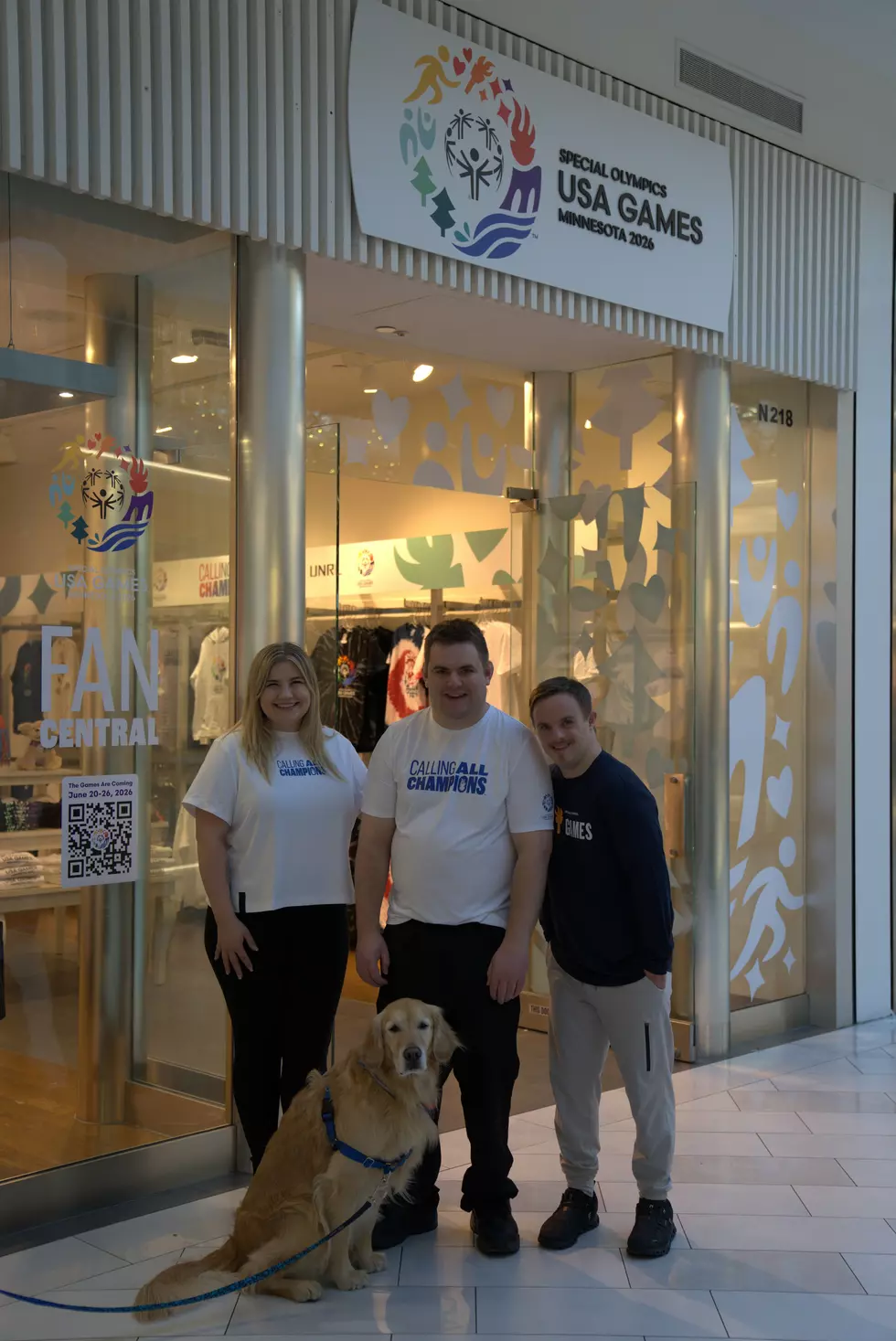 the 2026 special olympic usa games pop-up shop at the mall of america
