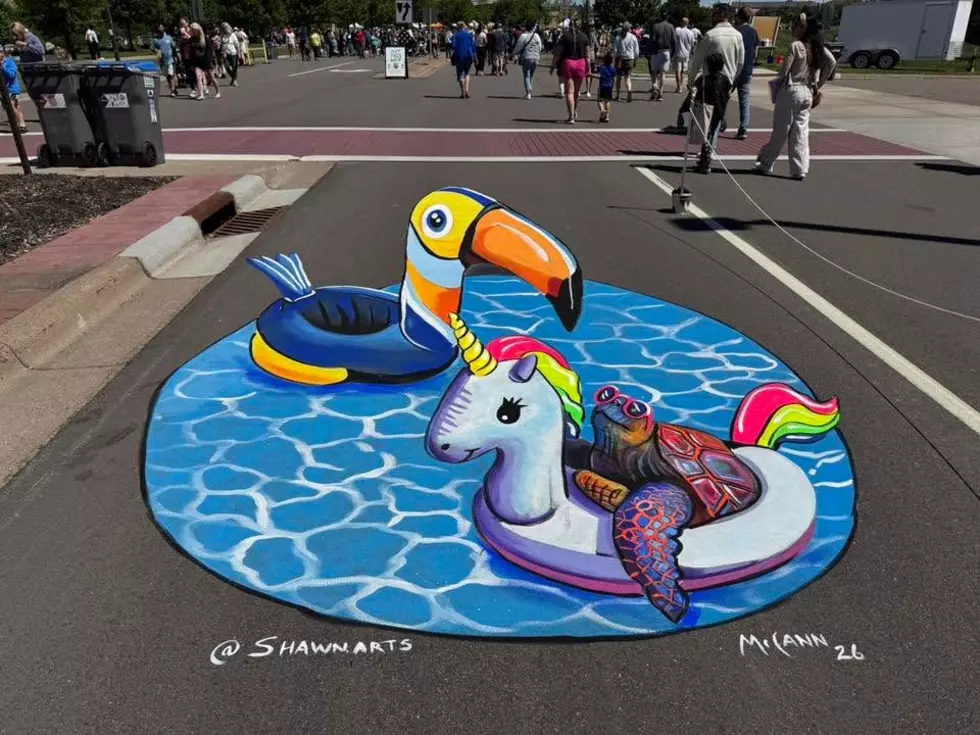 chalk art at chalkfest in maple grove, mn