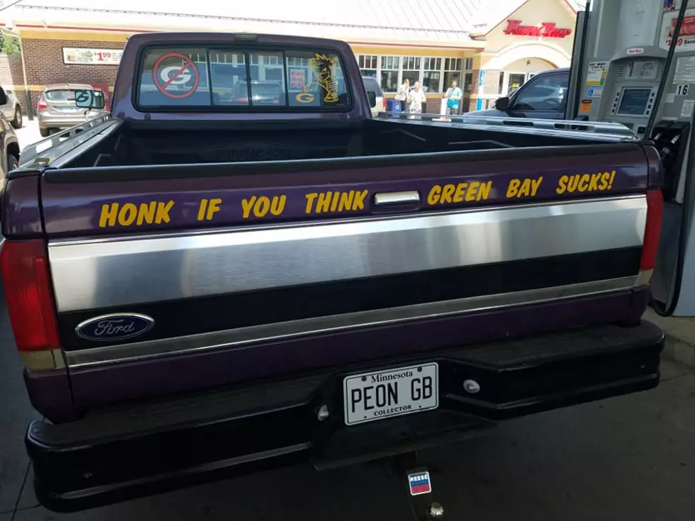 Minnesota Vikings Truck That Says What We’re All Thinking &#8211; Green Bay Sucks