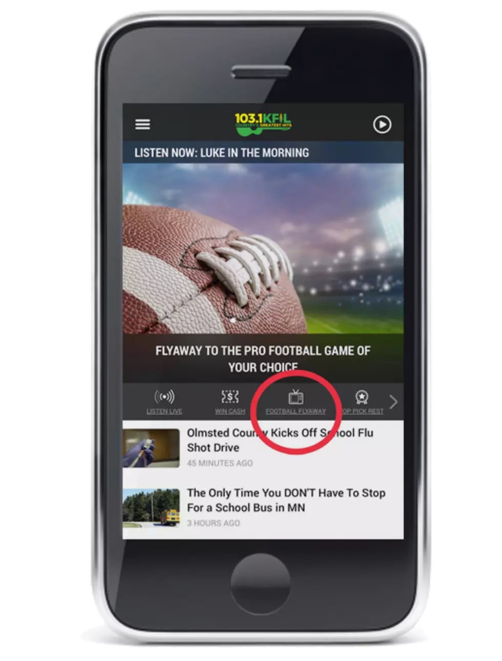 Here's where to find the entry form in the app
