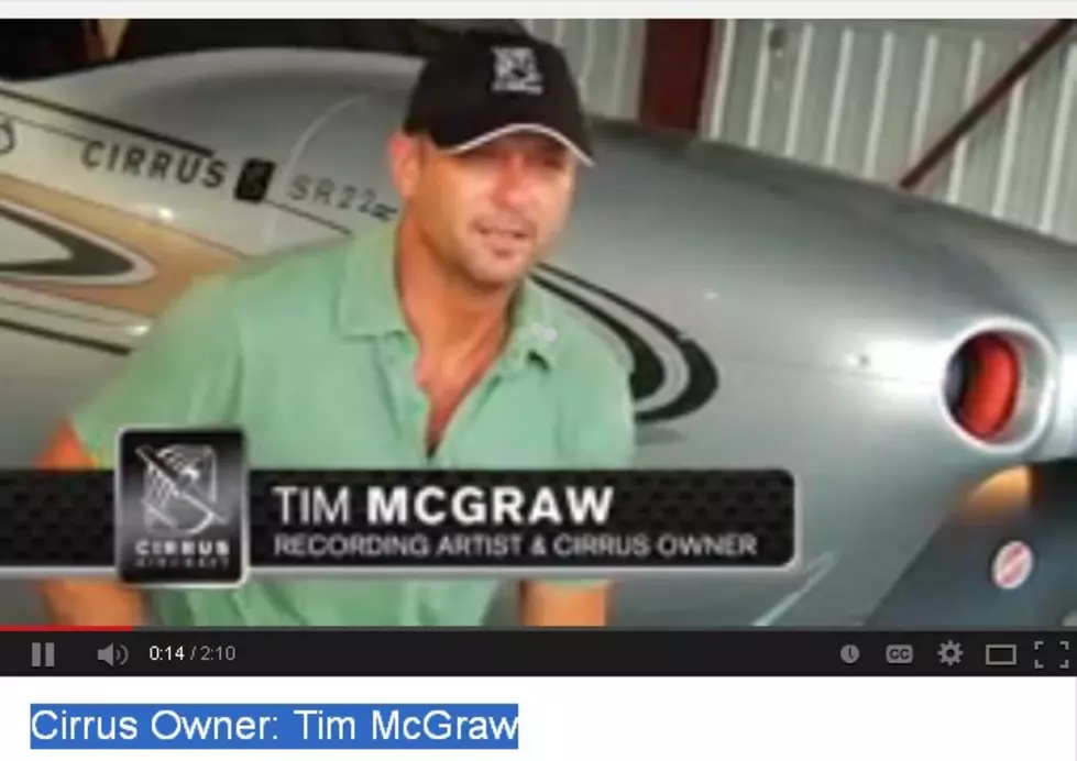 Tim McGraw’s Passion&#8230;&#8230;&#8230;&#8230;&#8230;.Flying!